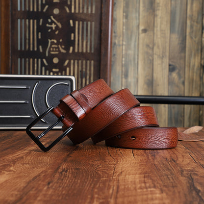 Gürtel mit Top-Layer Cowhidenew Casual Style