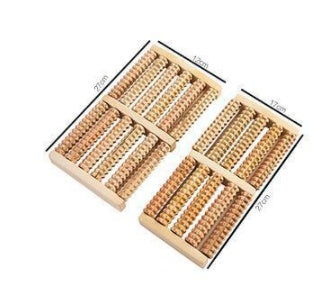 Foot Sole Foot Massager Wooden Roller Type Solid Wood