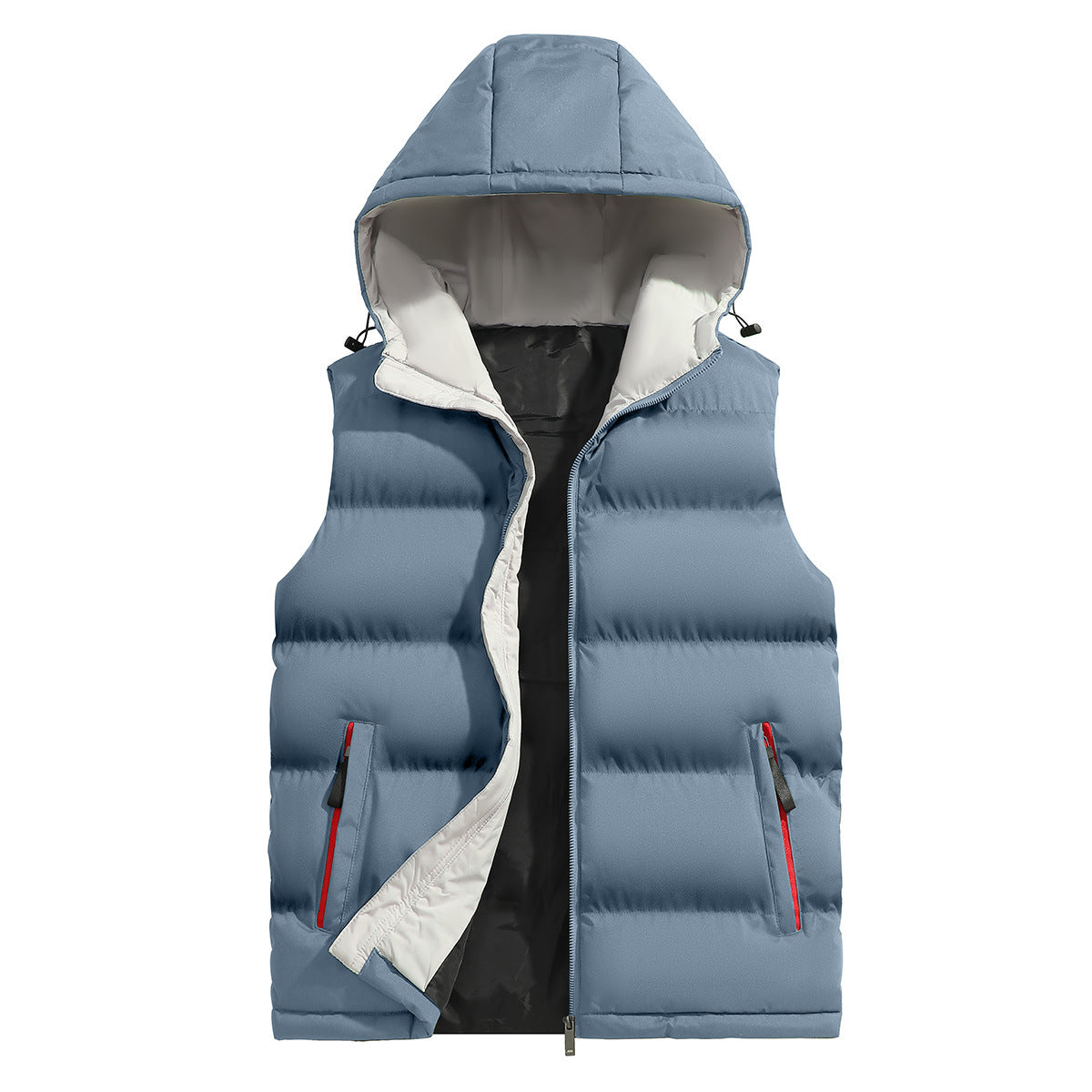 New Sports Casual Hooded Youth Sleeveless Vest