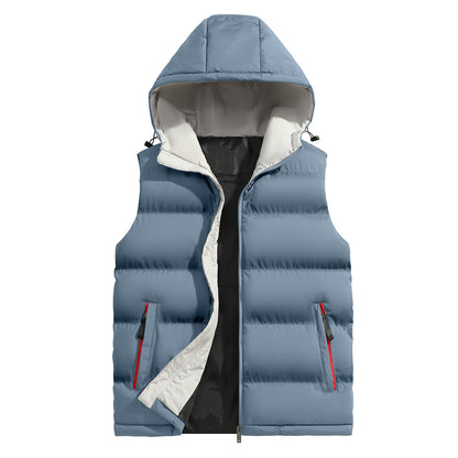 New Sports Casual Hooded Youth Sleeveless Vest