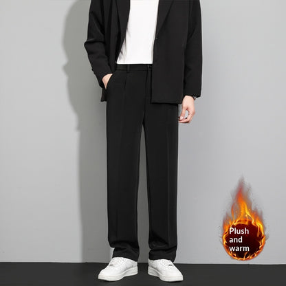 Herbst Lässige Vielseitige, mit Fleece gefütterte Freizeithose