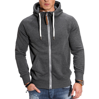 Men's Colorblock Casual Cardigan Sweater