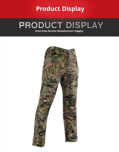 Men's Breathable Scratch-resistant Outdoor Multi-pocket Straight Cargo Trousers