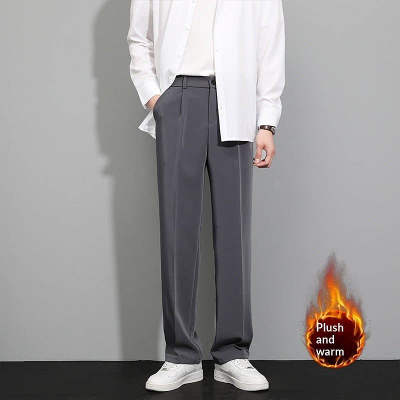 Herbst Lässige Vielseitige, mit Fleece gefütterte Freizeithose