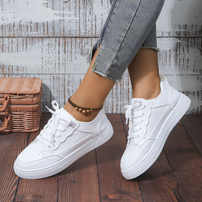 Spring New Ins Trendy Students Versatile Casual Sports White Shoes