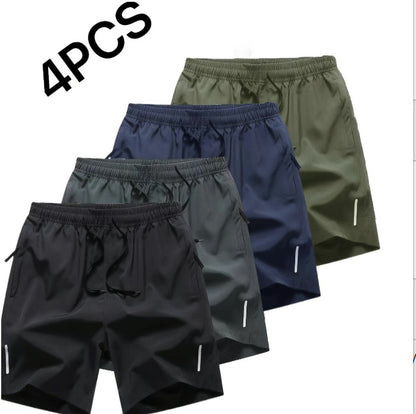 Modische Reißverschlusstasche Casual Shorts