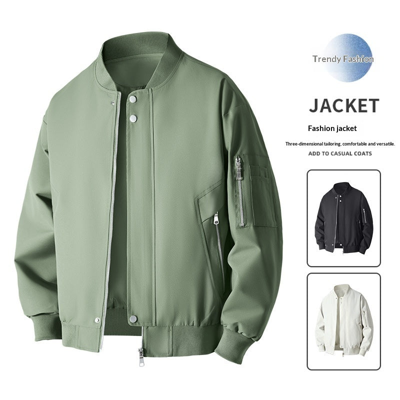 Oversized Jacket British Versatile Loose Fashion Trend Handsome American Style