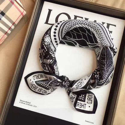 High-end Ladies' Small Square Handkerchief