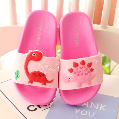 Summer Cute Thick - soled Soft - soled Home Indoor Outdoor Solid Color Sandals And Slippers - Joker