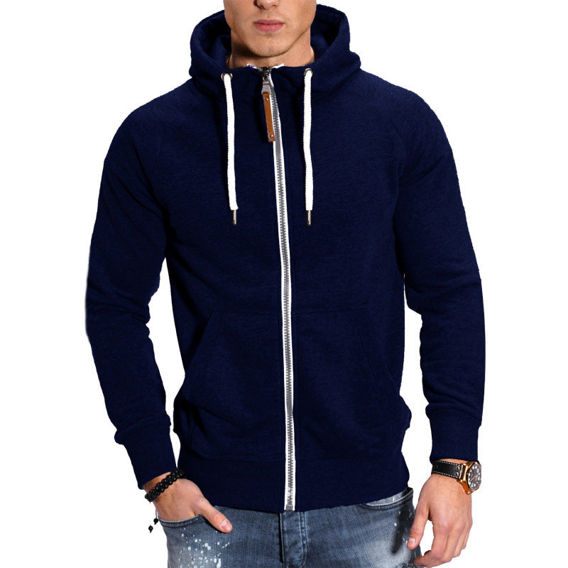 Men's Colorblock Casual Cardigan Sweater