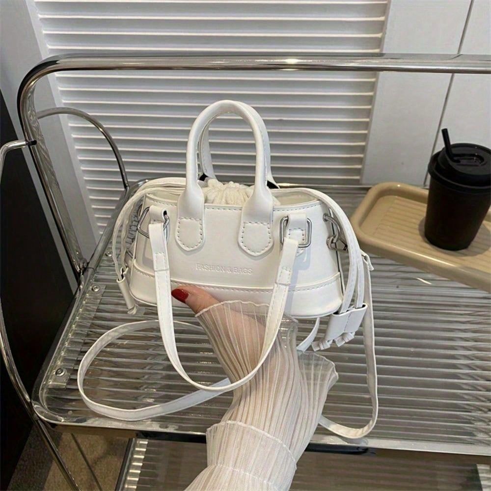 Exklusive Mini-Crossbody-Tasche für Damen – Stylische Handtasche mit Top-Handle – Trendiges Micro-Bag Design