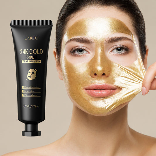 Goldfolie Schnecken-Abreißmaske Hydratisierend