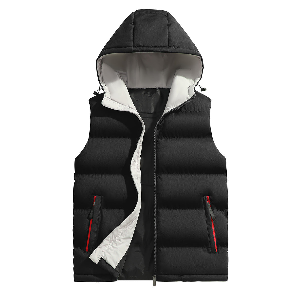New Sports Casual Hooded Youth Sleeveless Vest