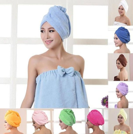 Women's Hair Dryer Cap, Absorbent Dry Hair Towel - Joker