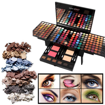 All-in-One Make-up Set: 180 Farben Lidschatten & Rouge in einzigartiger Klavierbox