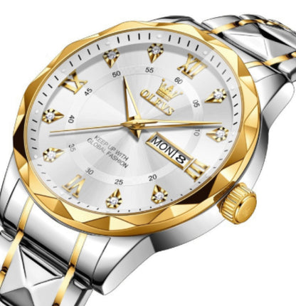 OLEVS Brand 2025 - Wasserdichte Business Quarzuhr