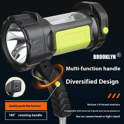 Outdoor Portable Work Emergency Rechargeable Flashlight