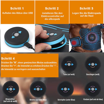 Bauchmuskeltraining mit EMS Fitnessgeräten