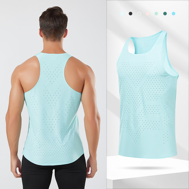 Professionelles Laufen Schnelltrockenweste Marathon Leichtathletik Und Feld Top