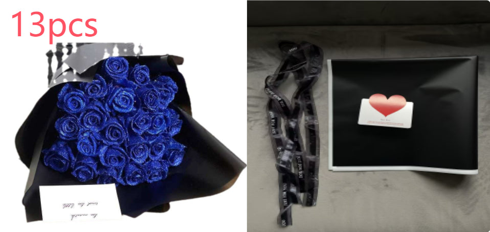 Personalisierte Valentinstag Brautstrauß