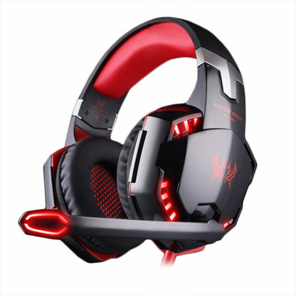Head-Mounted Heavy Bass Gaming Headset mit Mikrofon-Rausch-Reduktion