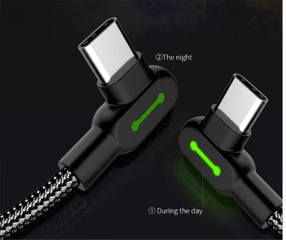 TYPE-C Ladekabel Android Micro Ellbow Datenkabel