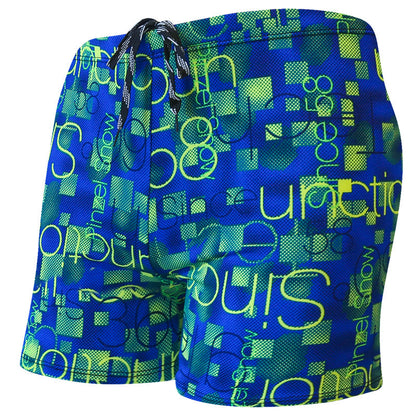 Large Size Loose Swimming Pool Beach Print Adult Shorts