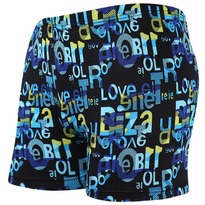 Large Size Loose Swimming Pool Beach Print Adult Shorts