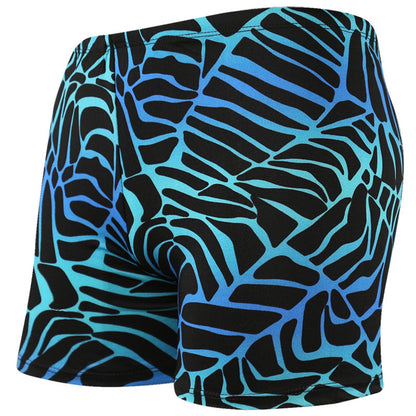 Large Size Loose Swimming Pool Beach Print Adult Shorts