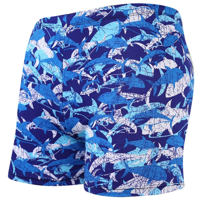 Large Size Loose Swimming Pool Beach Print Adult Shorts