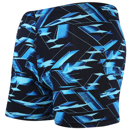 Large Size Loose Swimming Pool Beach Print Adult Shorts