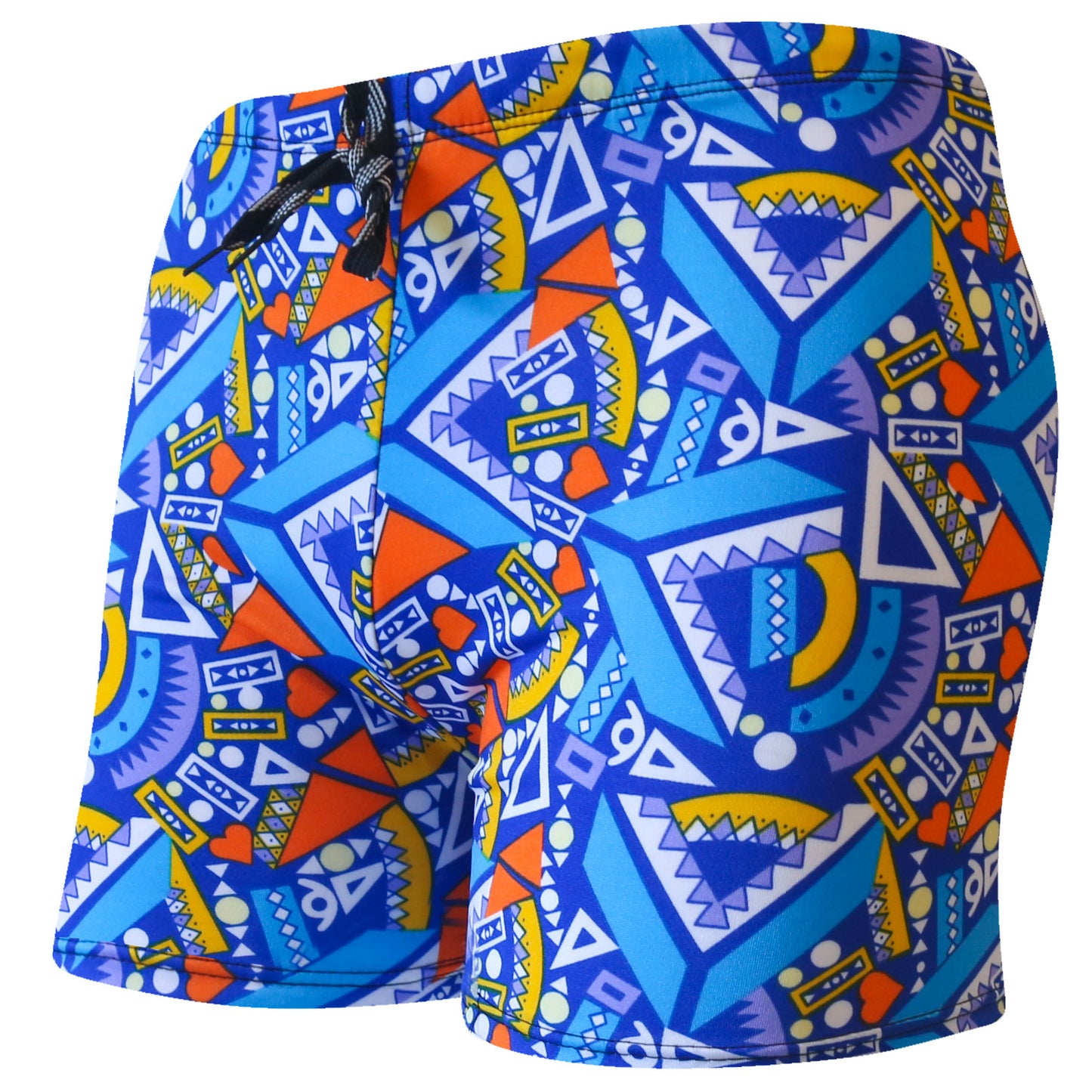 Large Size Loose Swimming Pool Beach Print Adult Shorts