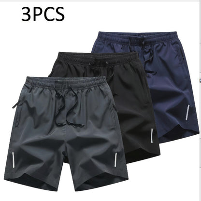 Modische Reißverschlusstasche Casual Shorts