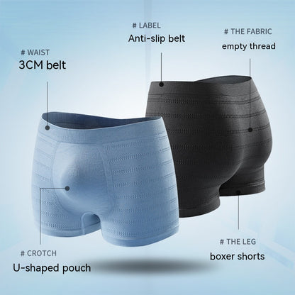 Men's Fashion Seamless Comfortable Breathable Boyshorts