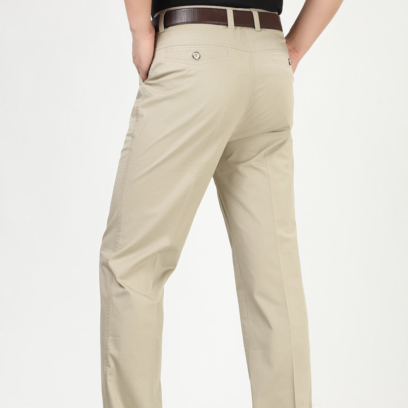 Summer thin straight trousers