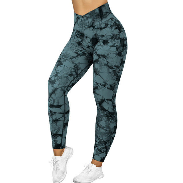 Leggings Frauen Yoga-Hose Push-up-Sport-Fitness-Lauf-Gym-Leggings