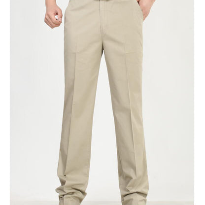 Summer thin straight trousers