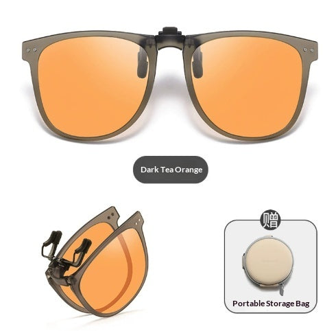 Foldable Polarized Sunglass Clips UV Protection Fashionable Lightweight