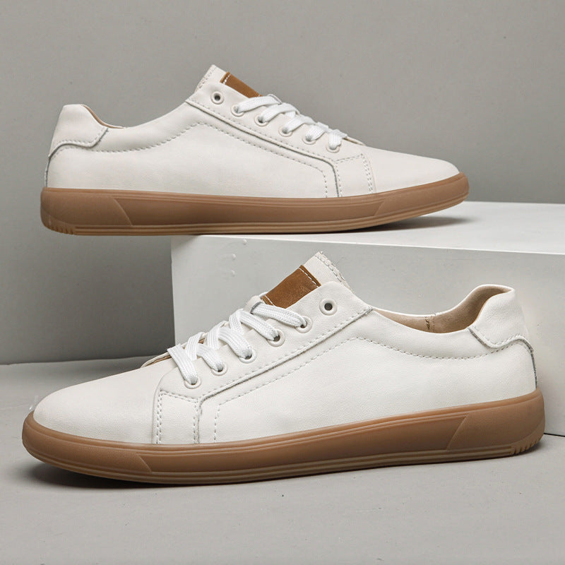 Frühlingsmode Schnürschuhe Leder Low-top