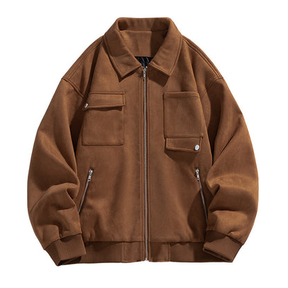 Men's Lapel Jacket Casual Outerwear