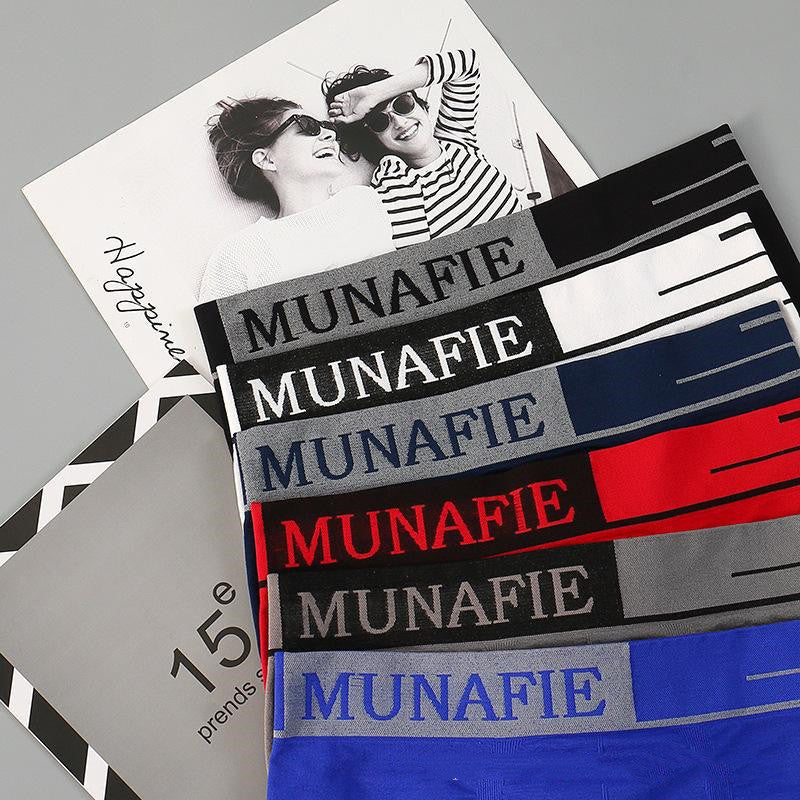 Men's Square Letter Underpants Are Breathable And Elastic
