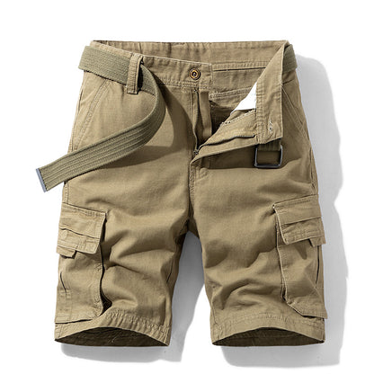Men's cotton overalls shorts