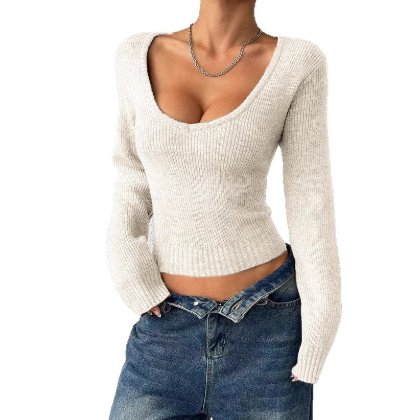 Women's Solid Color Base Layer Long Sleeve Top