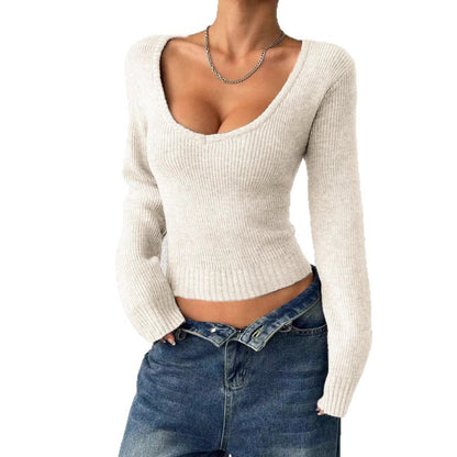 Women's Solid Color Base Layer Long Sleeve Top