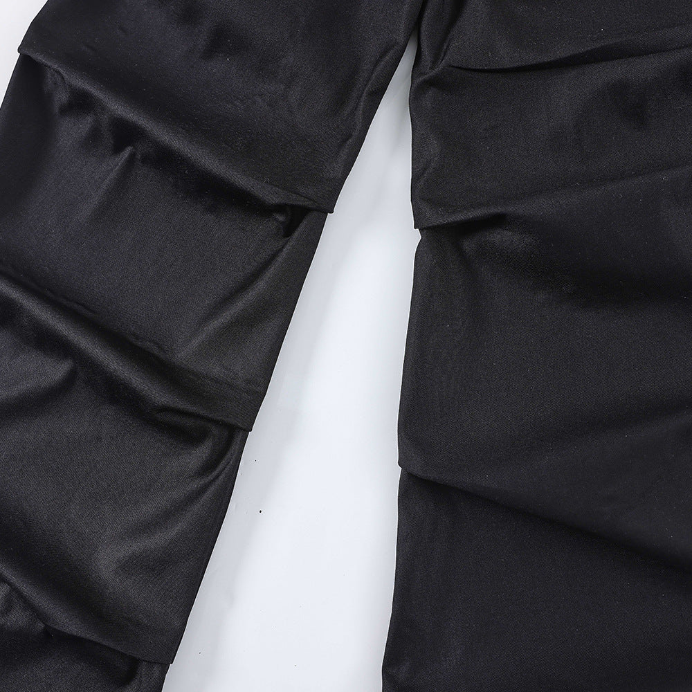 Men's Fashion Pleated Wide-leg Casual Pants