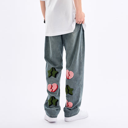 Hip Hop Jeans mit Kordelzug
