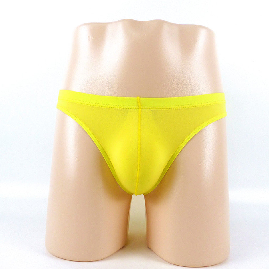 Men's Ultra-thin Translucent Ice Silk Underwear