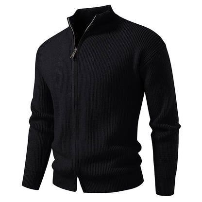 Men's Zipper Cardigan Sweater Coat