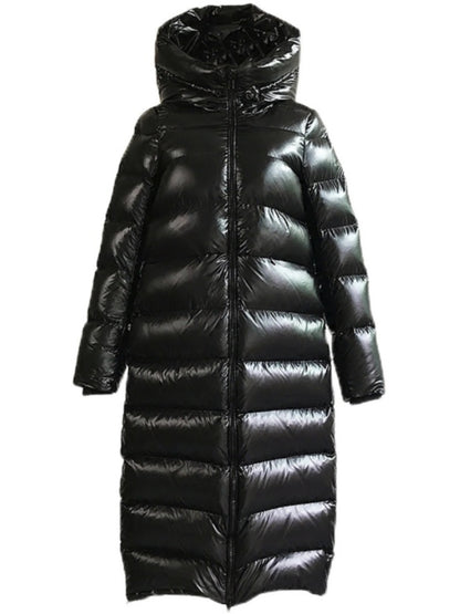 Cocoon-style White Duck Down Insulated Coat