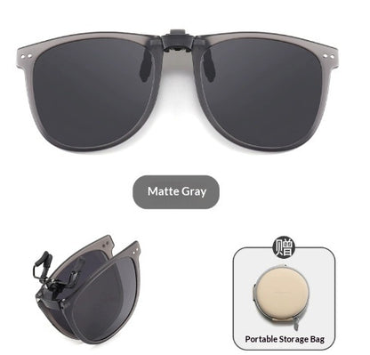 Foldable Polarized Sunglass Clips UV Protection Fashionable Lightweight